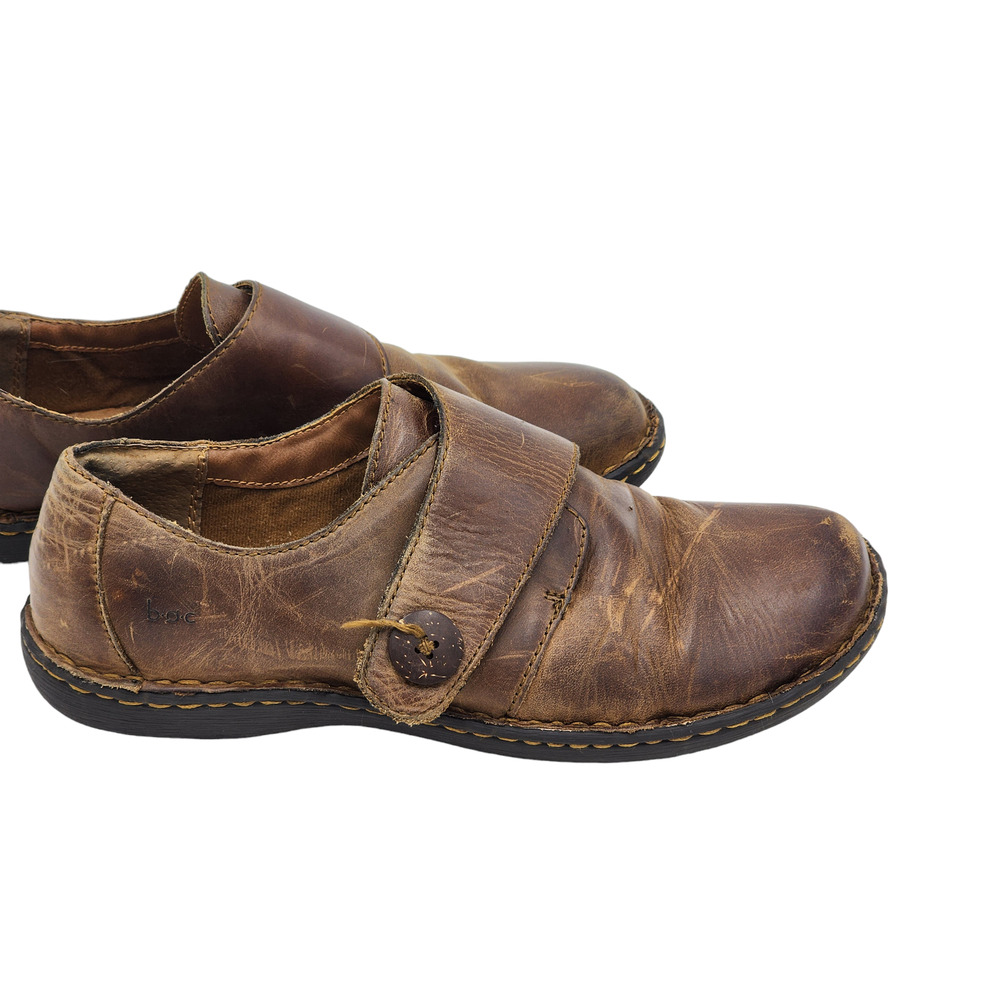 Born Loafers Shoes Womens 10M Colleta Monk Straps Leather Slip On Comfort C40048 - Picture 16 of 16
